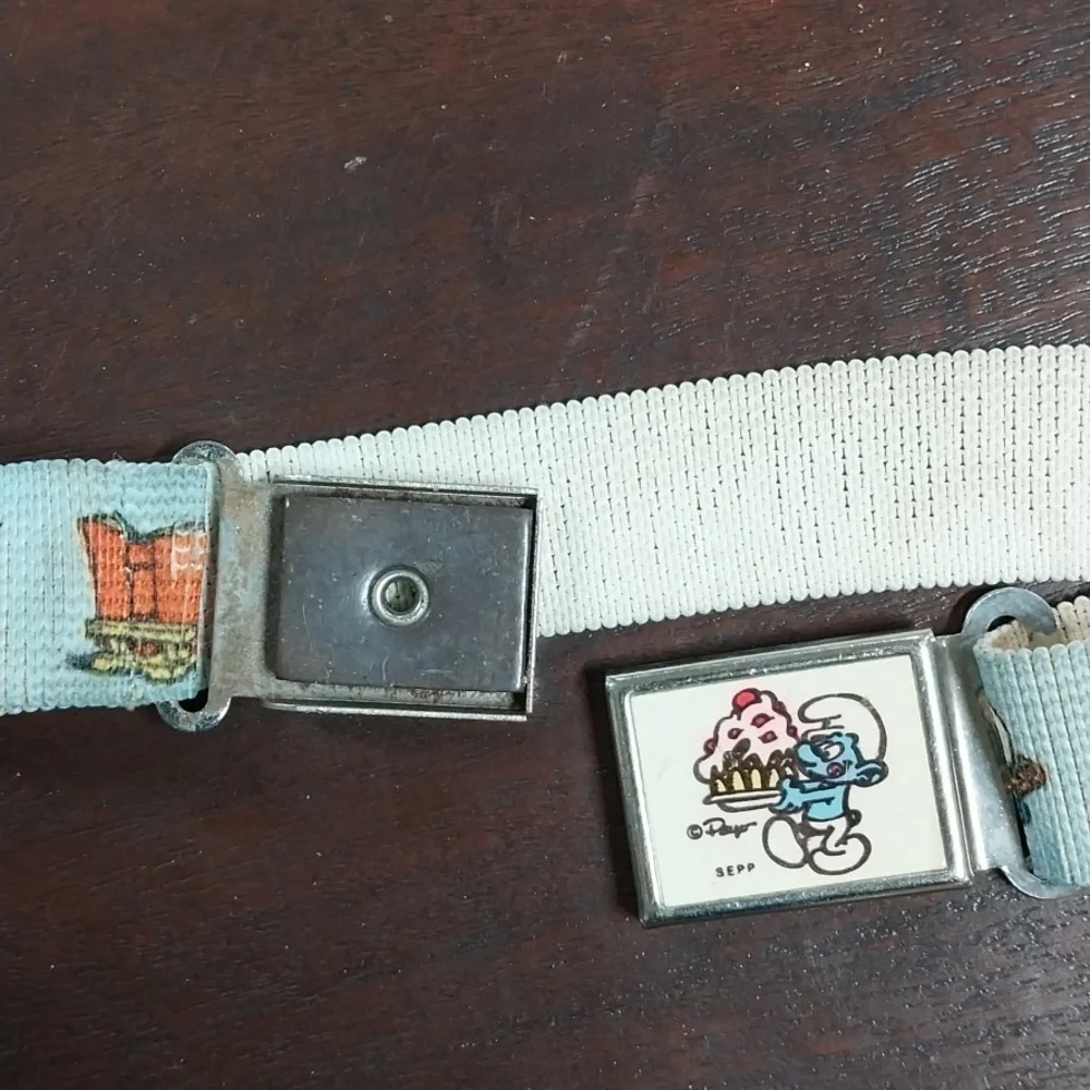 1982 Peyo S.E.P.P Smurf Belt